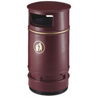 Ground Mountable Litter Bin - 90 Litre