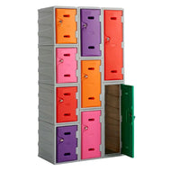 Interlocking Plastic Lockers
