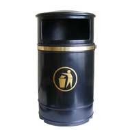 Outdoor Mountable Litter Bin - 40 Litre