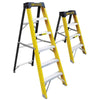 Climb-It Glass Fibre Swingback Stepladders