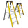 Climb-It Glass Fibre Swingback Stepladders