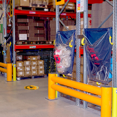 Transparent Warehouse Rack Sack