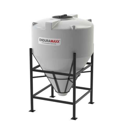 1,500L 60° Closed Top Conical Tank