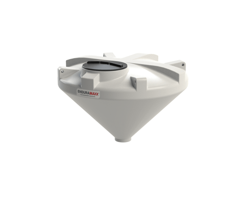 1,500L 45° Closed Top Conical Tank