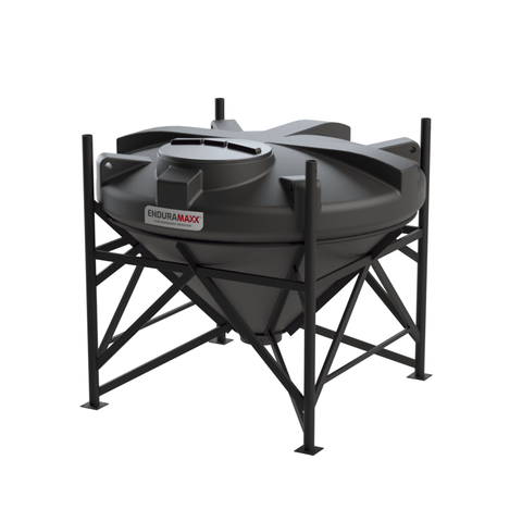 1,500L 45° Closed Top Conical Tank