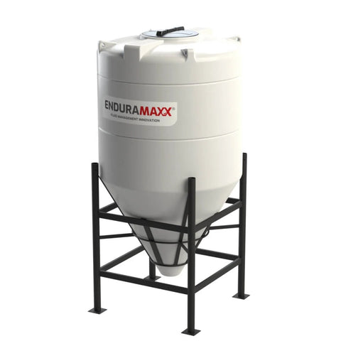 1,600L 60° Closed Top Conical Tank
