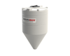 1,600L 60° Closed Top Conical Tank