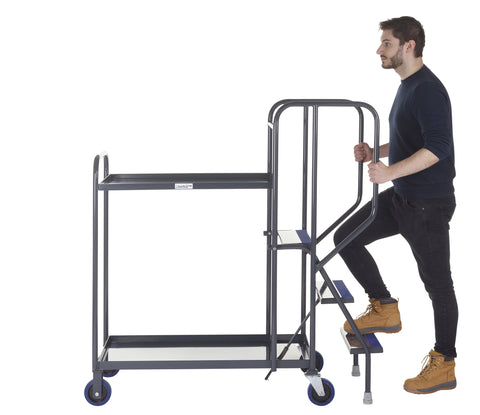 Order Picking Trolleys with Steps