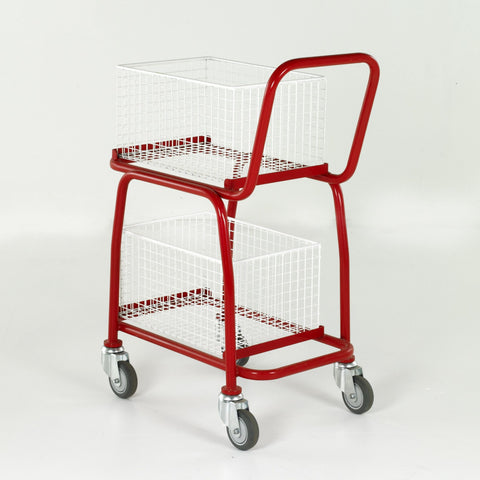 2 Tier Basket or Tray Trolley