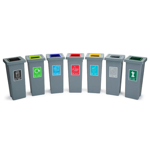 Compact Colour-Coded Recycling Bin – 20L