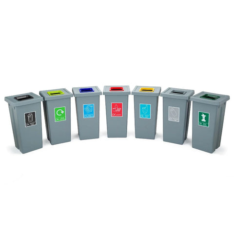Compact Colour-Coded Recycling Bin – 20L
