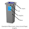 Compact Colour-Coded Recycling Bin – 20L