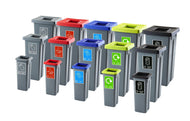 Compact Colour-Coded Recycling Bin – 20L