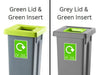 Compact Colour-Coded Recycling Bin – 20L