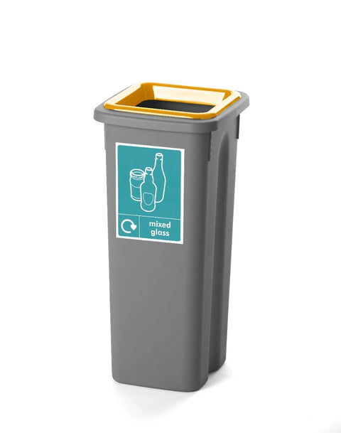 Compact Colour-Coded Recycling Bin – 20L
