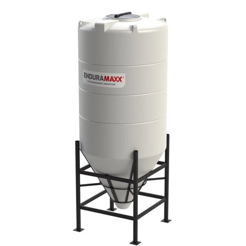 2,350L 60° Closed Top Conical Tank