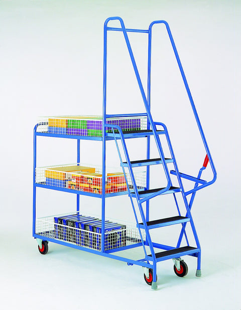 Heavy Duty 5 Step Order Picking Trolley