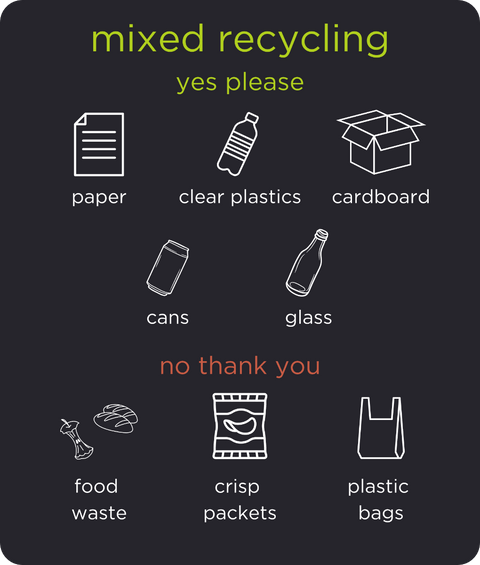 Corporate Office Recycling Bin – 60L