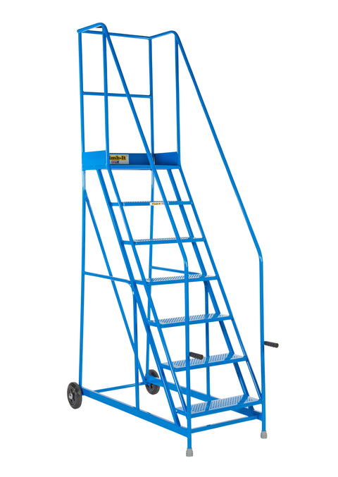 Climb It Picking Steps with Punched Tread Platform