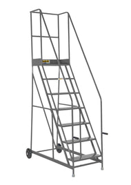 Climb It Picking Steps with Punched Tread Platform