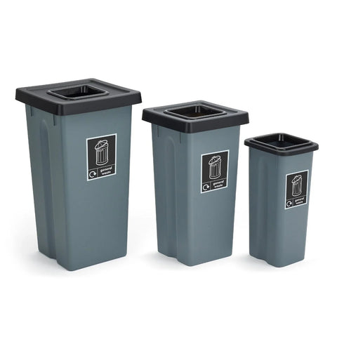 Compact Colour-Coded Recycling Bin – 75L