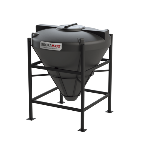 900L 60° Closed Top Conical Tank