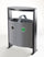 2 Compartment Powder Coated External Recycling Bin - 78 Litre