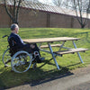 Accessible Hardwood Picnic Table