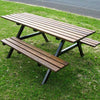 Accessible Hardwood Picnic Table