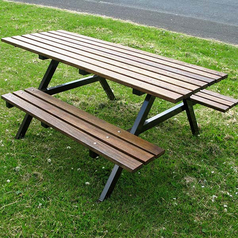 Accessible Hardwood Picnic Table
