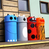 Animal Face Recycling Bin Set