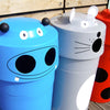 Animal Face Recycling Bin Set