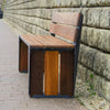 Arc Bench with Backrest