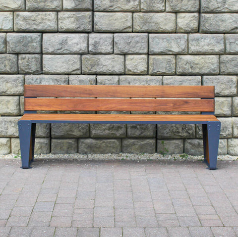 Arc Bench with Backrest