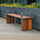 Arc Outdoor Bench