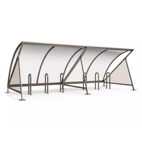 Bow Roof Cycle Shelter