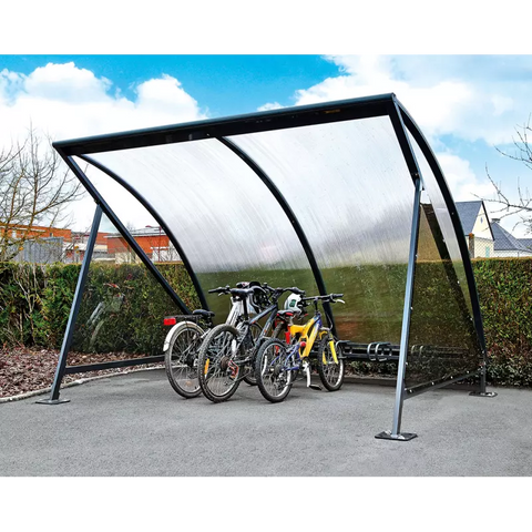 Bow Roof Cycle Shelter