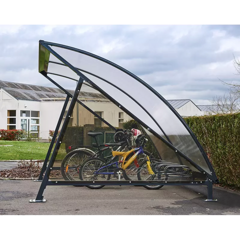 Bow Roof Cycle Shelter