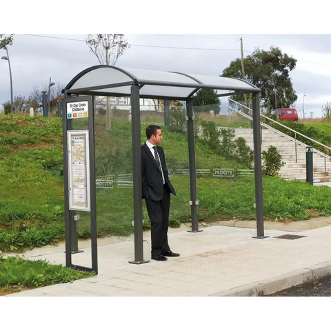 Box-Section Bus Stop Sign