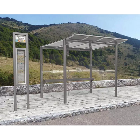 Box-Section Bus Stop Sign