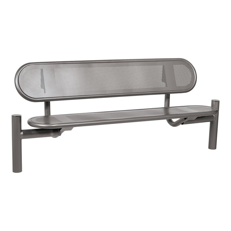Brighton Polished Steel Top Bench - Jaydee Living