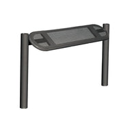 Brighton Steel Perch Seat – Polished Steel Top