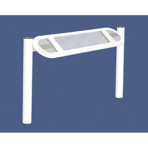 Brighton Steel Perch Seat – Polished Steel Top