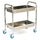Stainless Steel Deep Shelved Tray Trolley