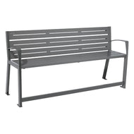 Derwent Easy-Access 6-Slat Steel Bench