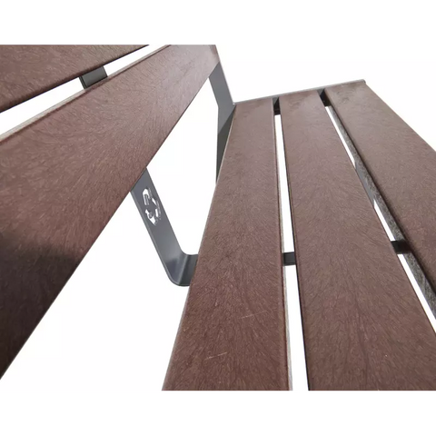 Derwent 5-Slat Eco Plastic Bench