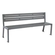 Derwent 5-Slat Steel Bench