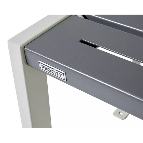 Derwent 5-Slat Steel Bench