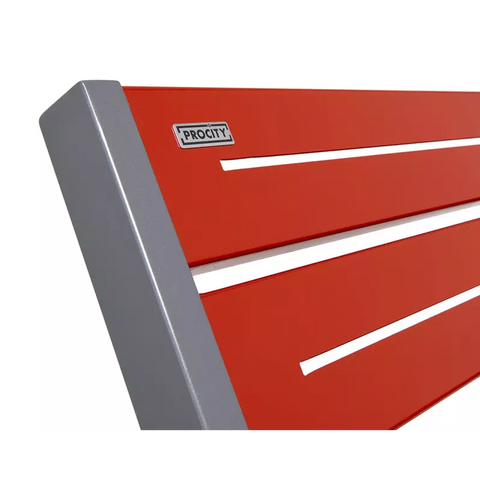 Derwent 5-Slat Steel Bench