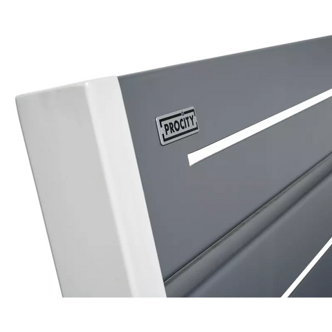 Derwent 5-Slat Steel Bench